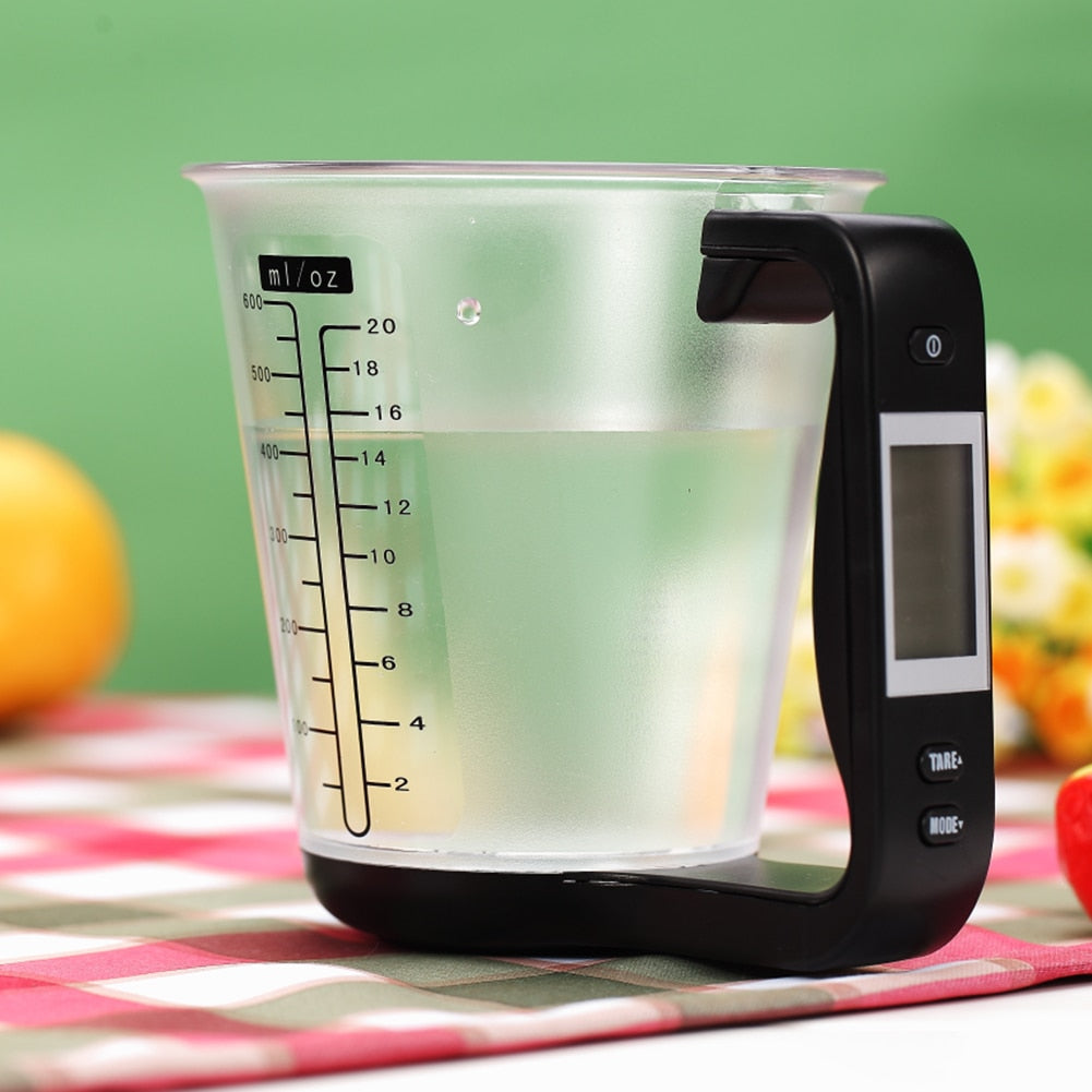 LCD Display Temperature Digital Beaker Measuring Cup