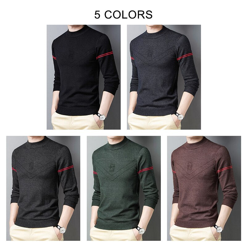 Winter Knitwear Warm Pullover Men Sweater