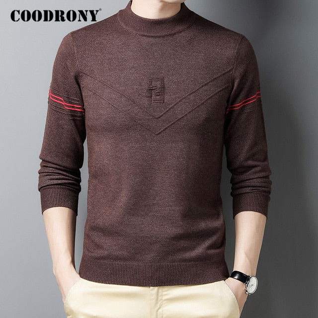 Winter Knitwear Warm Pullover Men Sweater