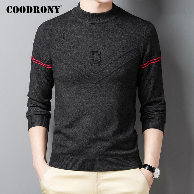 Winter Knitwear Warm Pullover Men Sweater