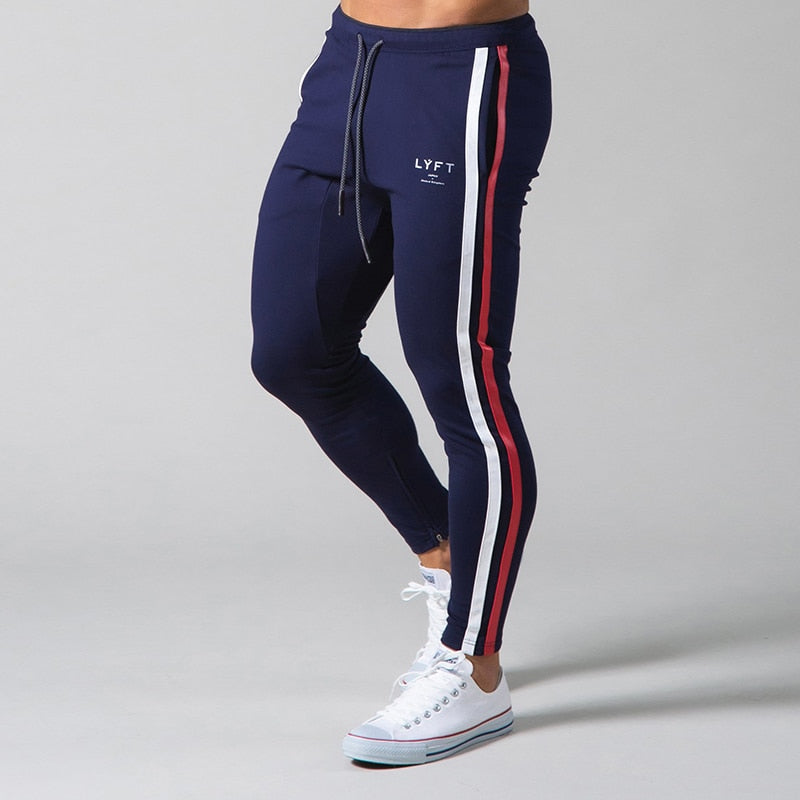 Men Pants Fitness Casual Elastic Pants