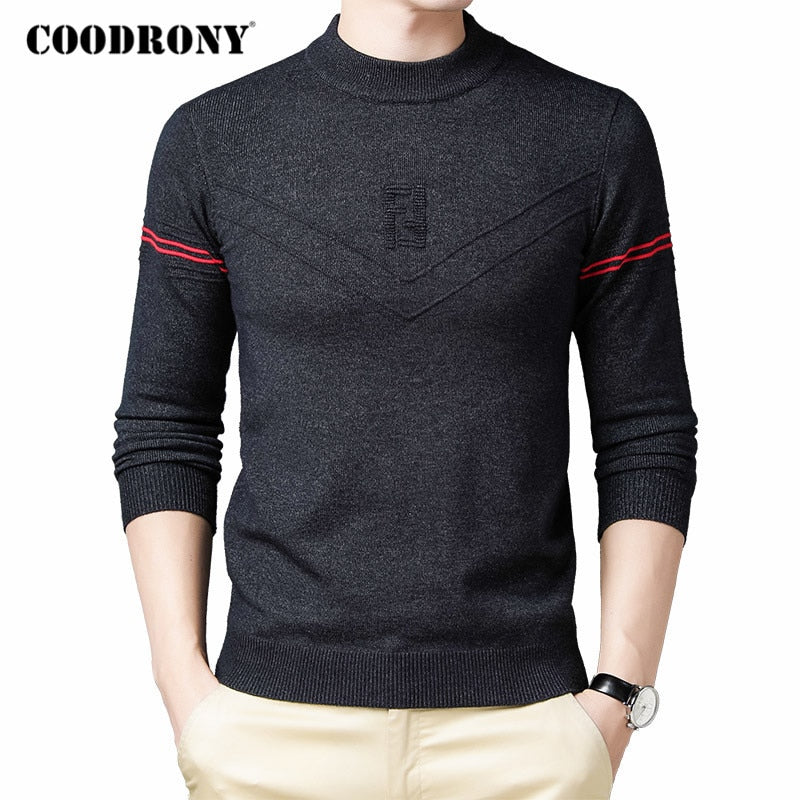 Winter Knitwear Warm Pullover Men Sweater