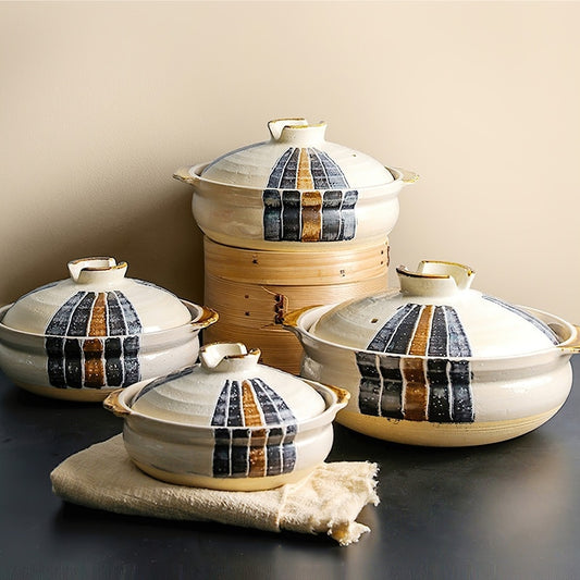 Ceramic Casserole Japanese Stoneware Cookware Set