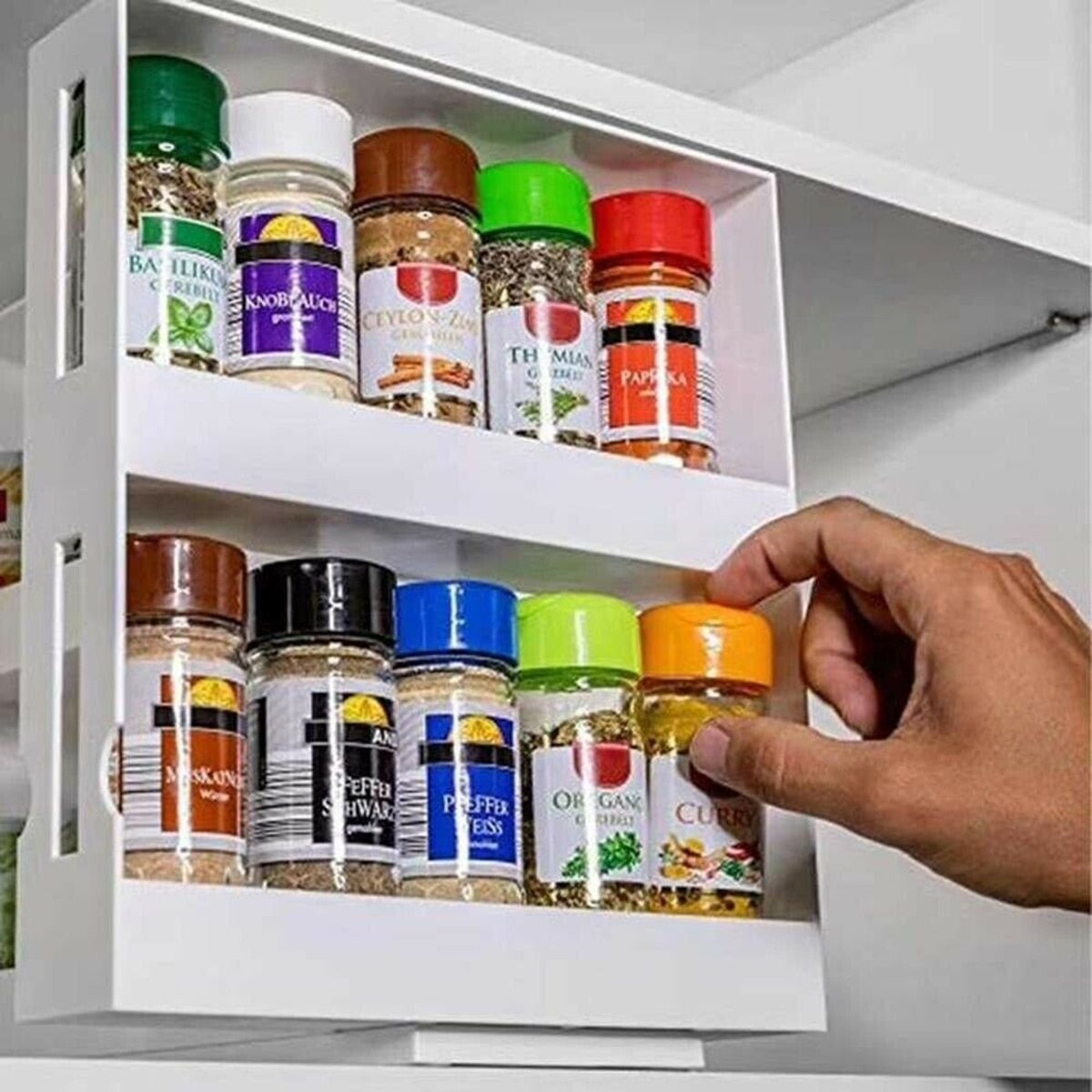 Kitchen Spice Multi-Function Rotating Storage Shelves