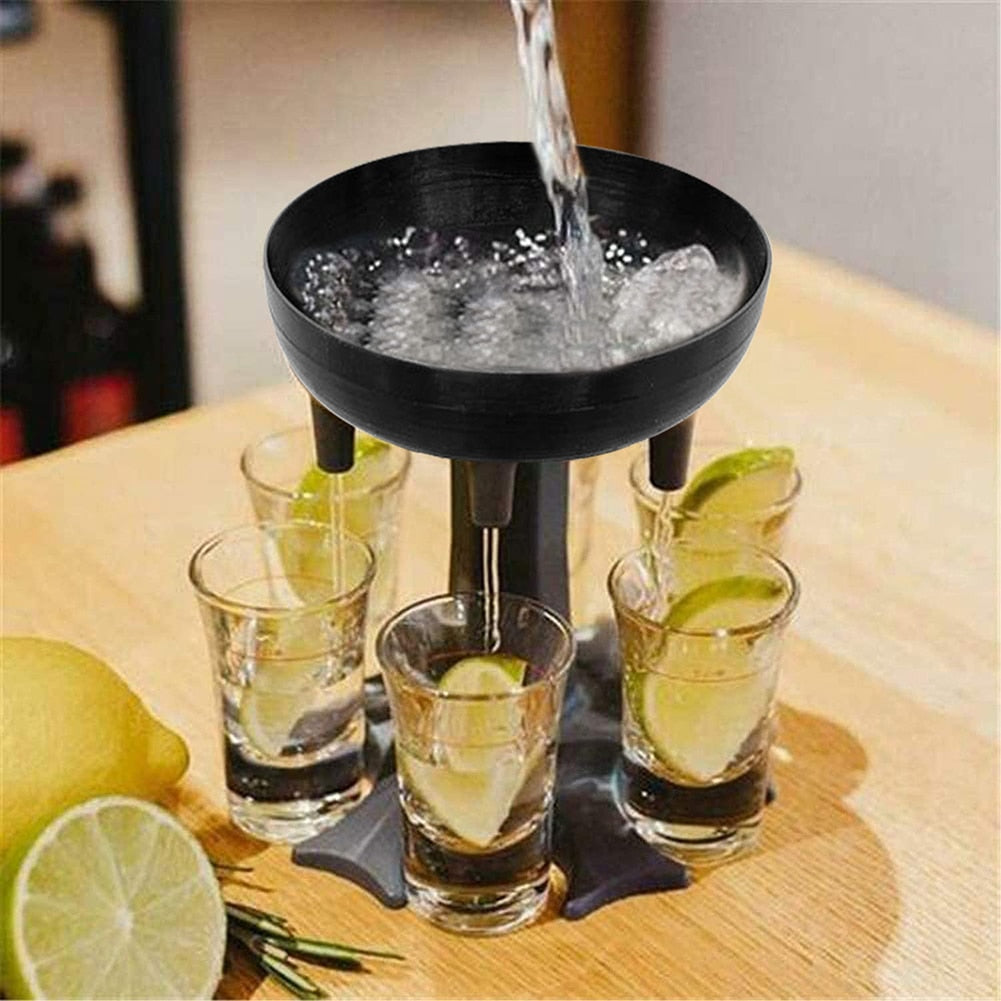 6 Shot Glass Dispenser Holder