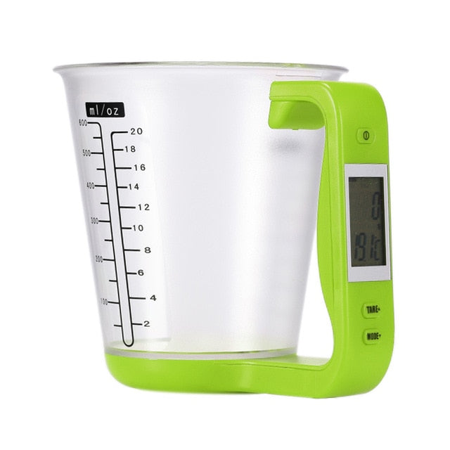 LCD Display Temperature Digital Beaker Measuring Cup