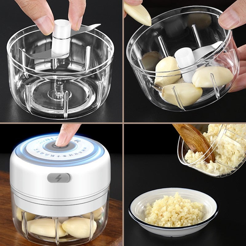 Electric Garlic Vegetable Masher