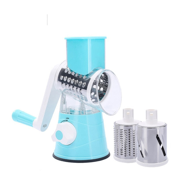 3-In-1 Round Grater Mandoline Vegetable Slicer