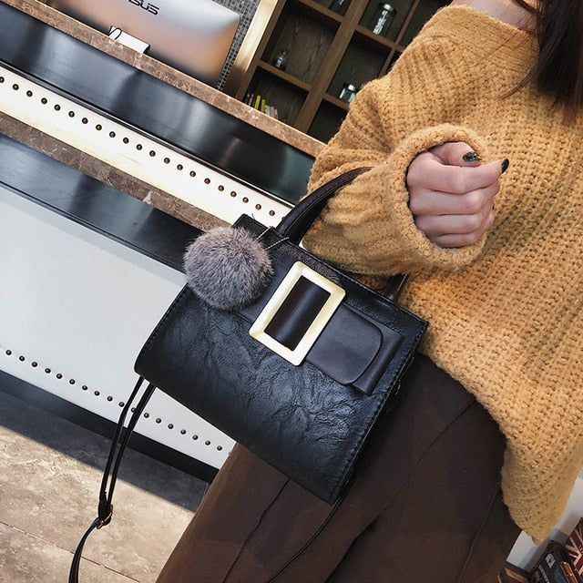 PU Leather Vintage Women Handbags