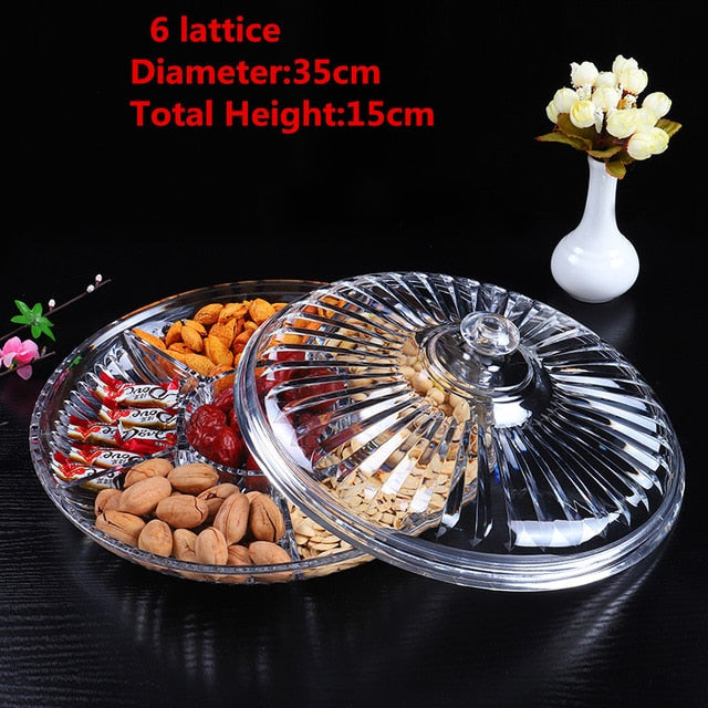 Transparent Acrylic Plate Fruit Storage Box