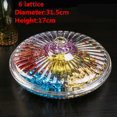 Transparent Acrylic Plate Fruit Storage Box