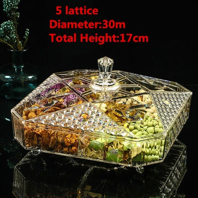 Transparent Acrylic Plate Fruit Storage Box